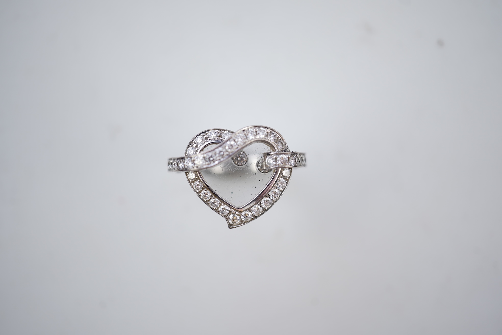 Chopard, a diamond ring, 'Happy Diamonds'